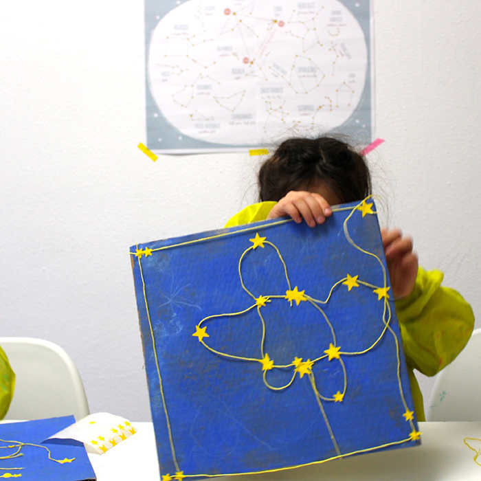 hilos y peques: constelaciones