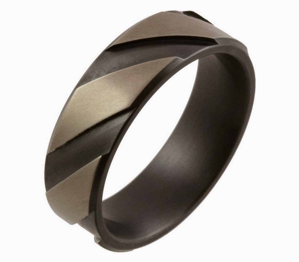 Cheap Affordable Black Wedding Rings for Men