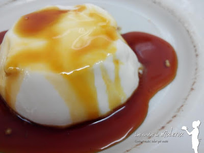 Panna Cotta. Flan de nata