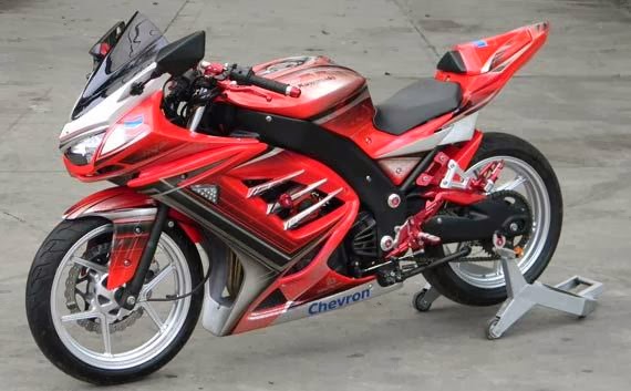 Modifikasi Kawasaki Ninja 250 Paling Gahar Sejagad Indonesia