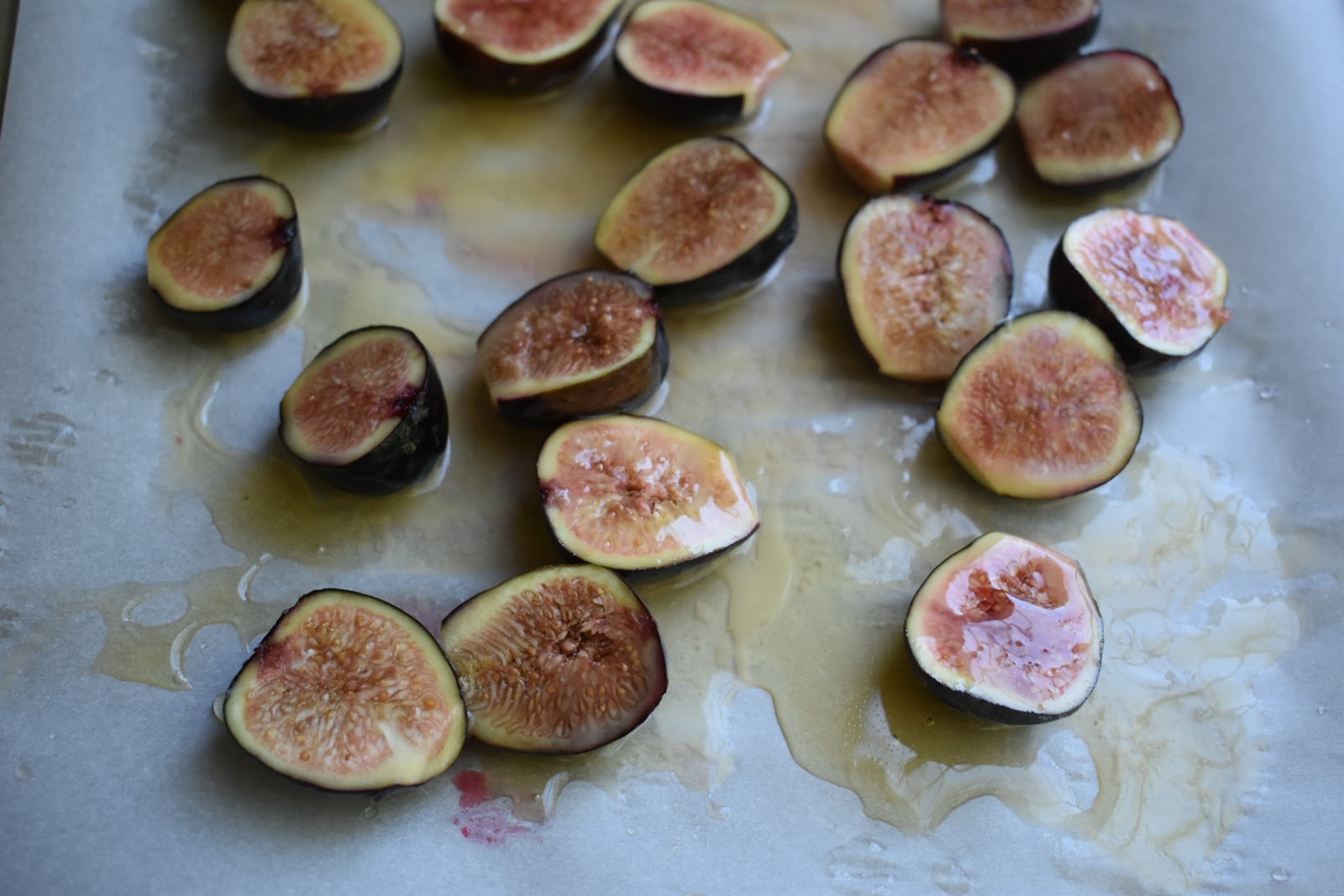 Herbed Ricotta Flatbread with Honey Roasted Figs and Pistachios • Chef Jen