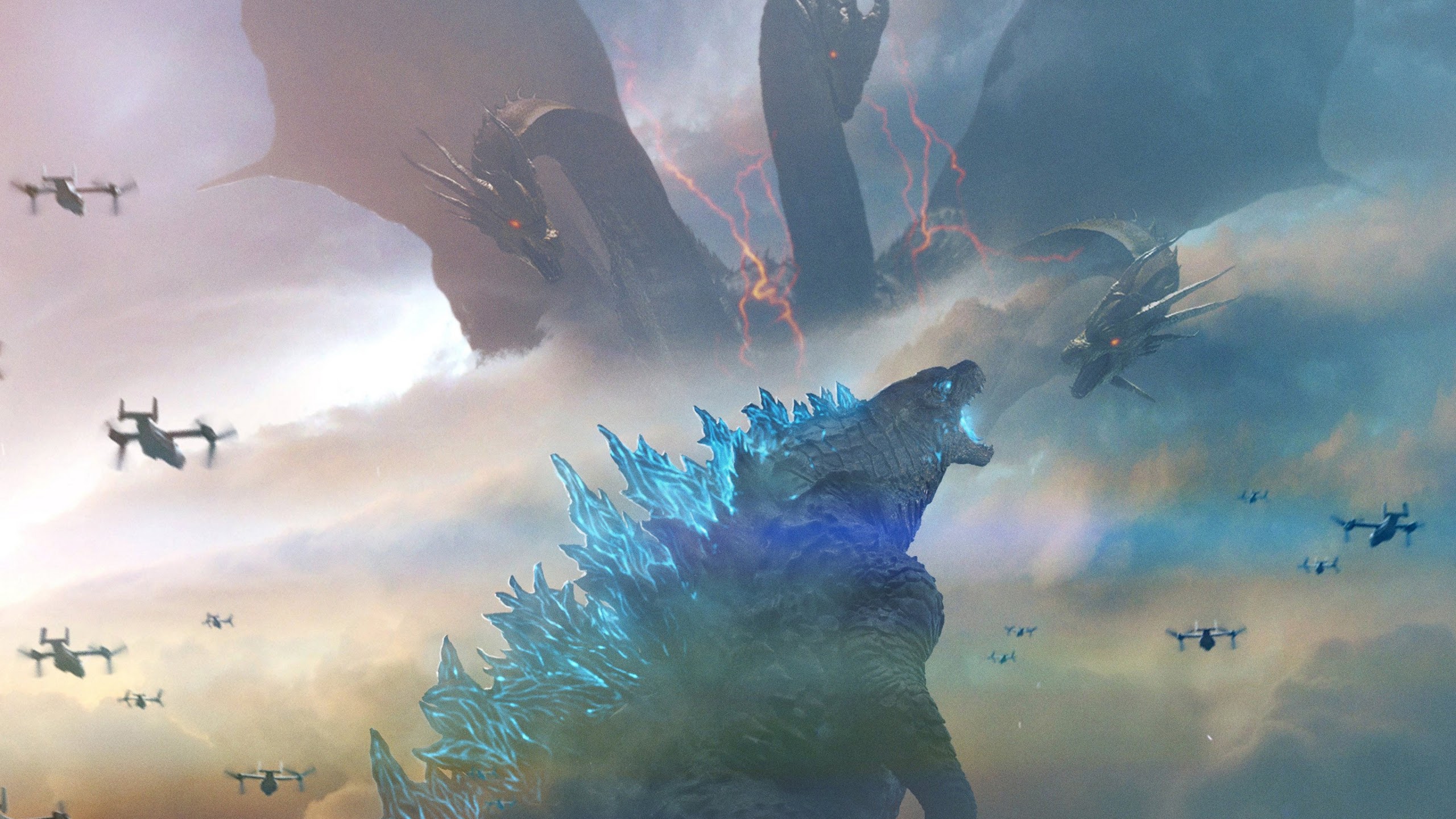 Godzilla Vs King Ghidorah Godzilla King Of The Monsters 4k Godzilla Vs King Ghidorah Godzilla King Of The Monsters 4k