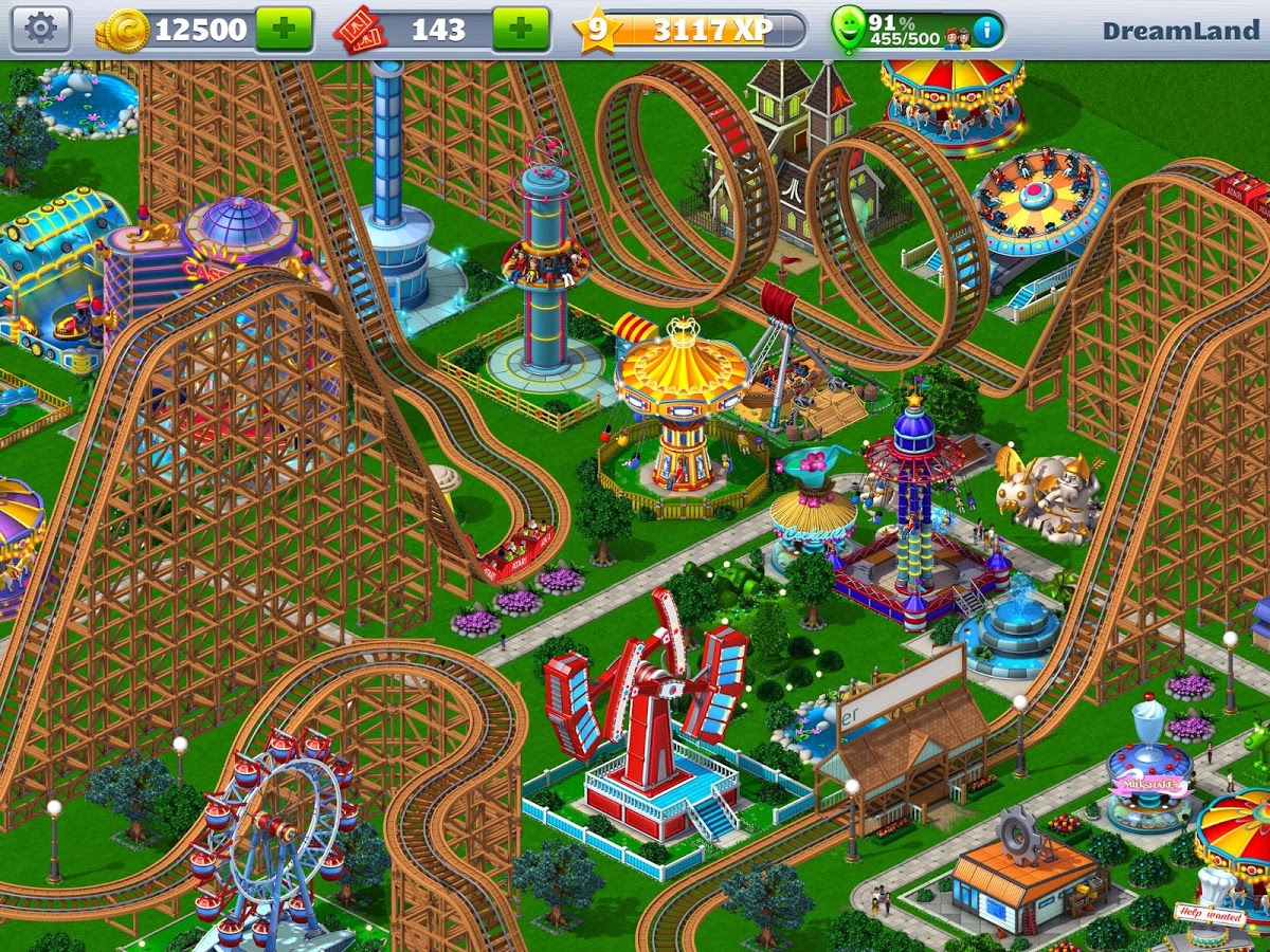 Geek Reader GAMES Roller Coaster Tycoon 4 Mobile