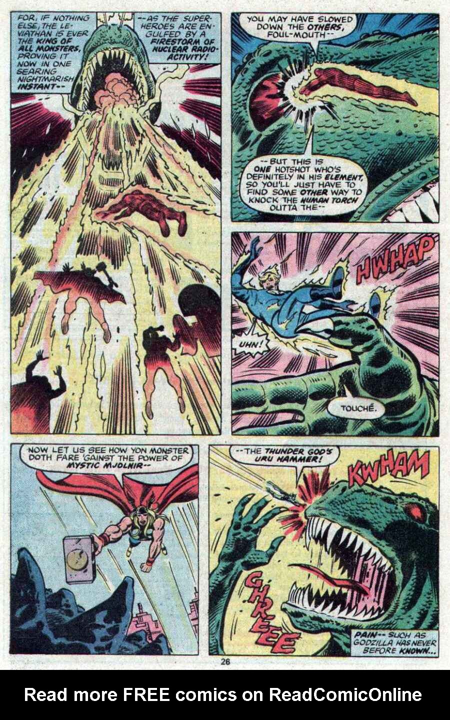 Read online Godzilla (1977) comic -  Issue #23 - 16