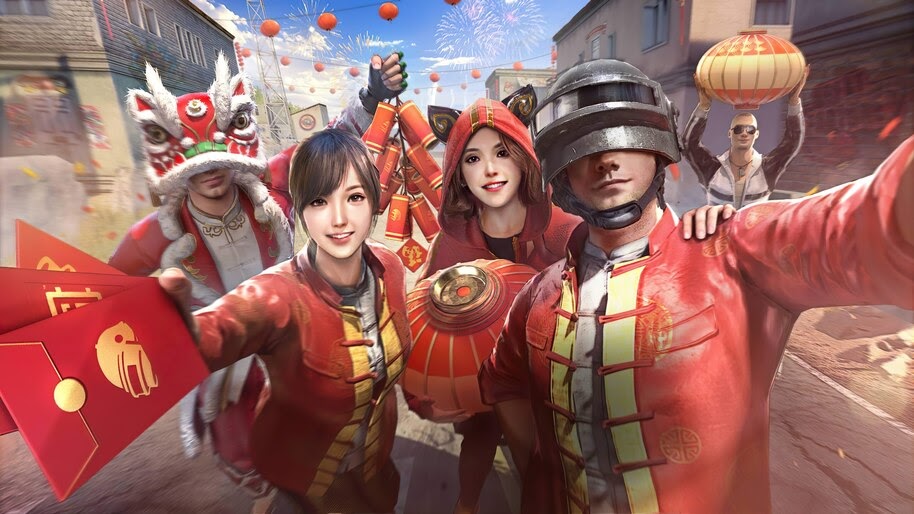 PUBG, Mobile, Prosperous Spring Event, Auspicious Rat Set, 4K, #7.800