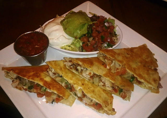 TGI Fridays, chicken quesadilla