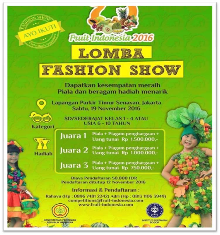  Lomba Fashion Show 2019 lomba foto bayi balita 2019 2019