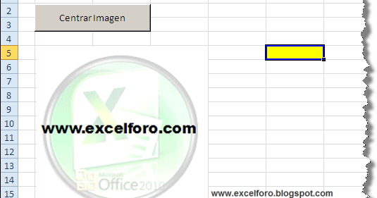 VBA: Centrar una imagen en el interior de una celda de Excel. | EXCEL FORO: Un blog de Excel