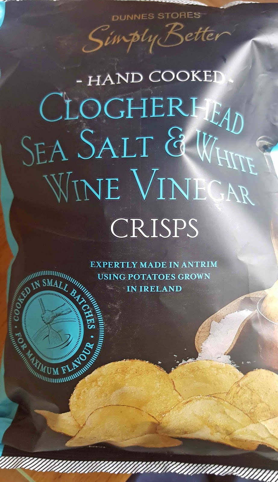 Taste of the Week. Clogherhead Sea Salt & White Wine Vinegar Crisps