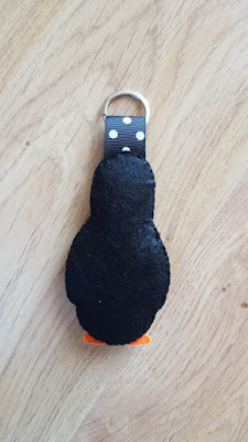 Felt penguin key chain Felt penguin key chain