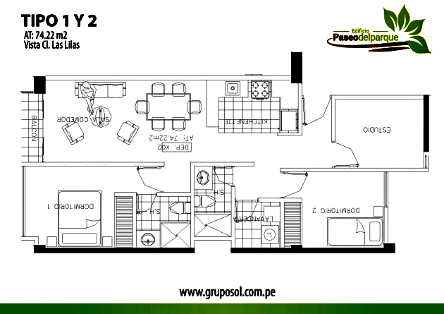 PLANOS DEPARTAMENTO DE 75M2 : PLANOS DE CASAS GRATIS Y DEPARTAMENTOS EN ...