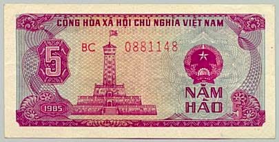 5 hào Việt Nam năm 1985