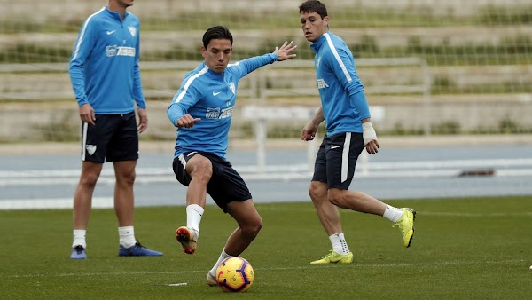 Málaga, hoy entrenamiento con 21 jugadores