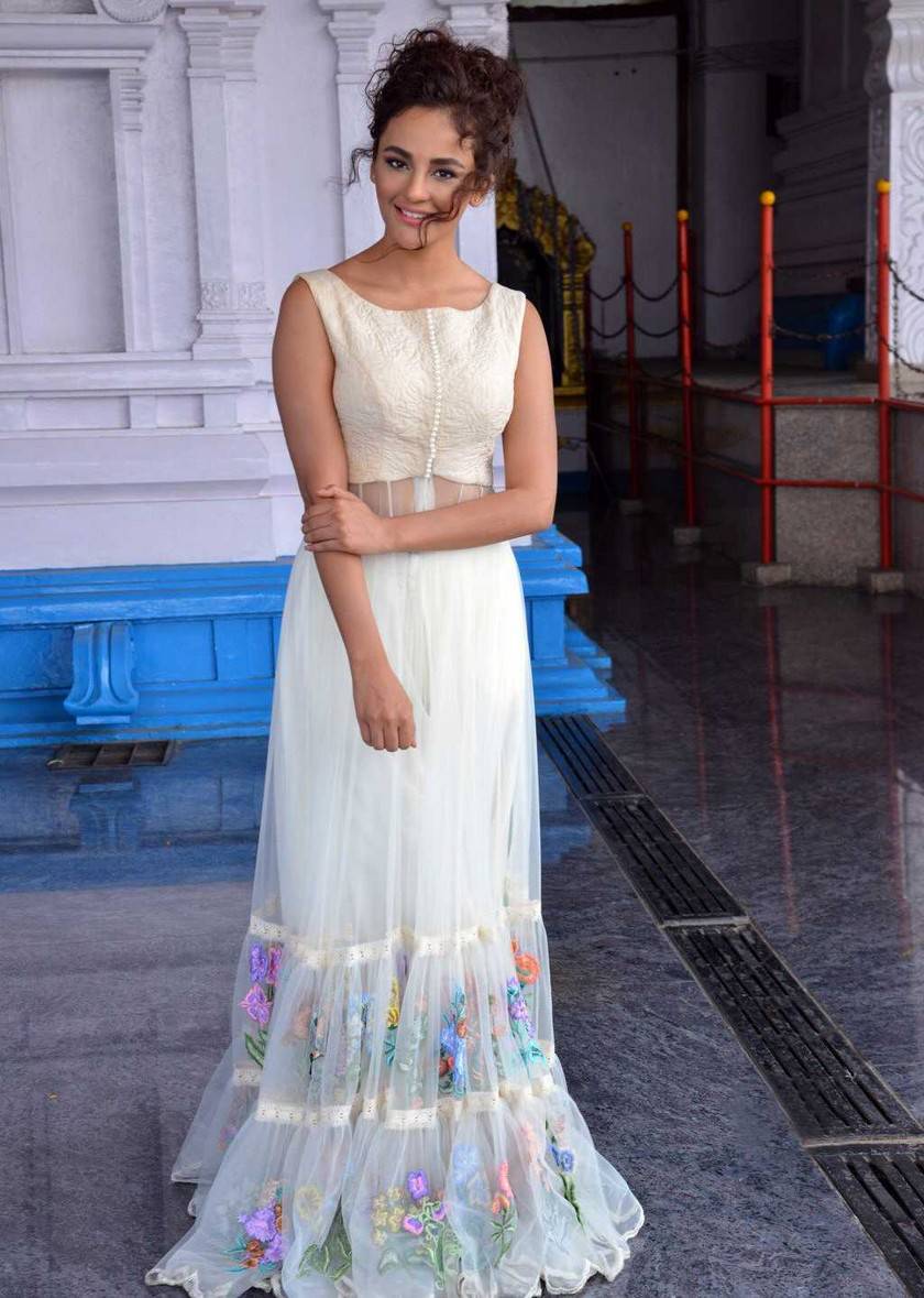 Glamours Mumbai Actress Seerat Kapoor Photo shoot In White Dress