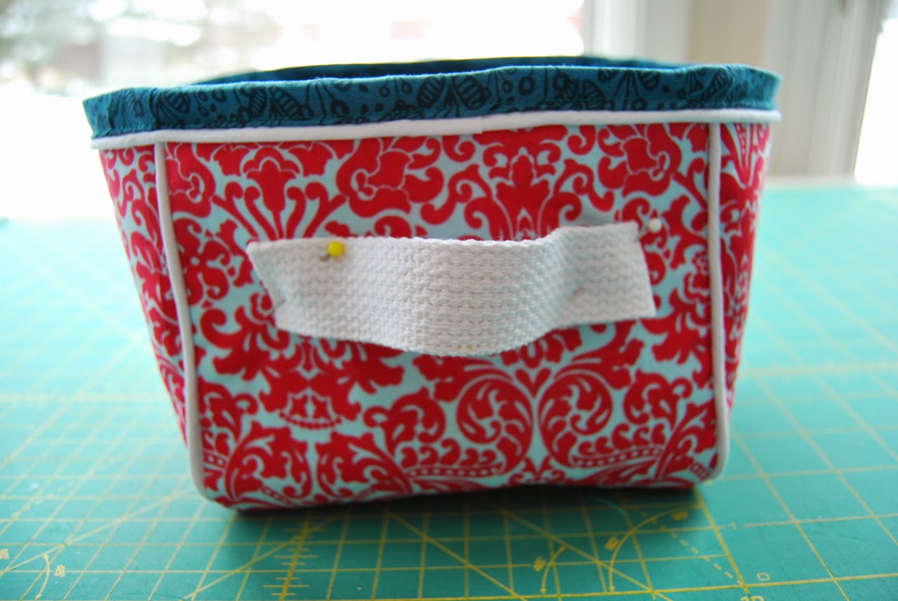 Roonie Ranching: Boxy Fabric Basket -- Sewing Tutorial