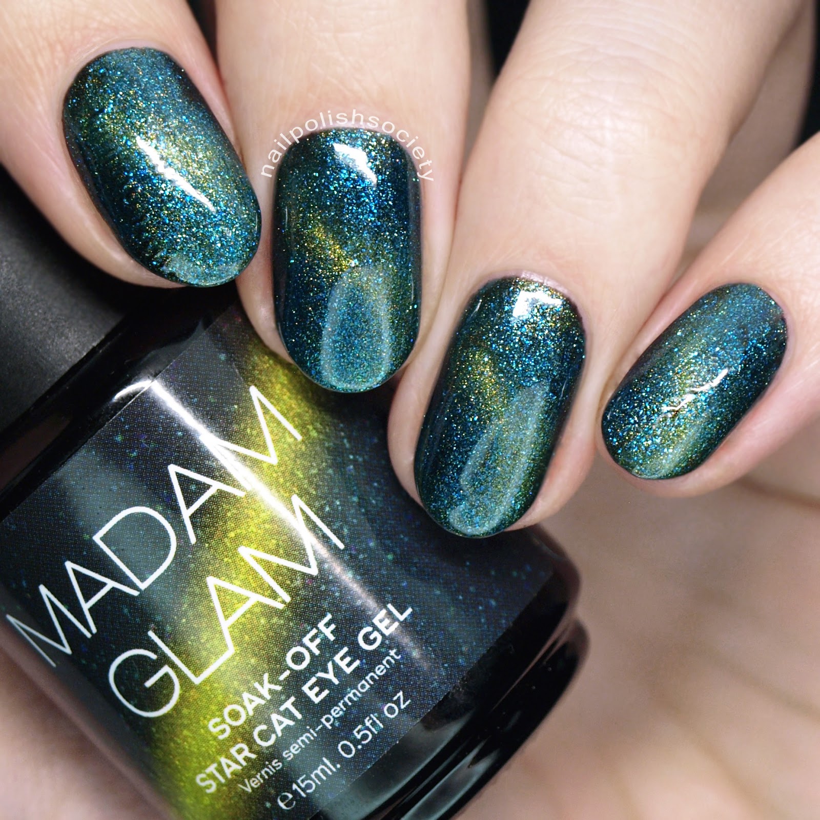 Nail Polish Society Madam Glam Cat Eye Gel Polish More