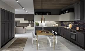 Mẫu thiết kế nội thất nhà bếp hiện đại kiểu Ý dành cho chung cư cao cấp từ 2 phòng ngủ trở lên
