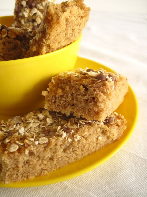 μπάρες με μπανάνα και σοκολάτα