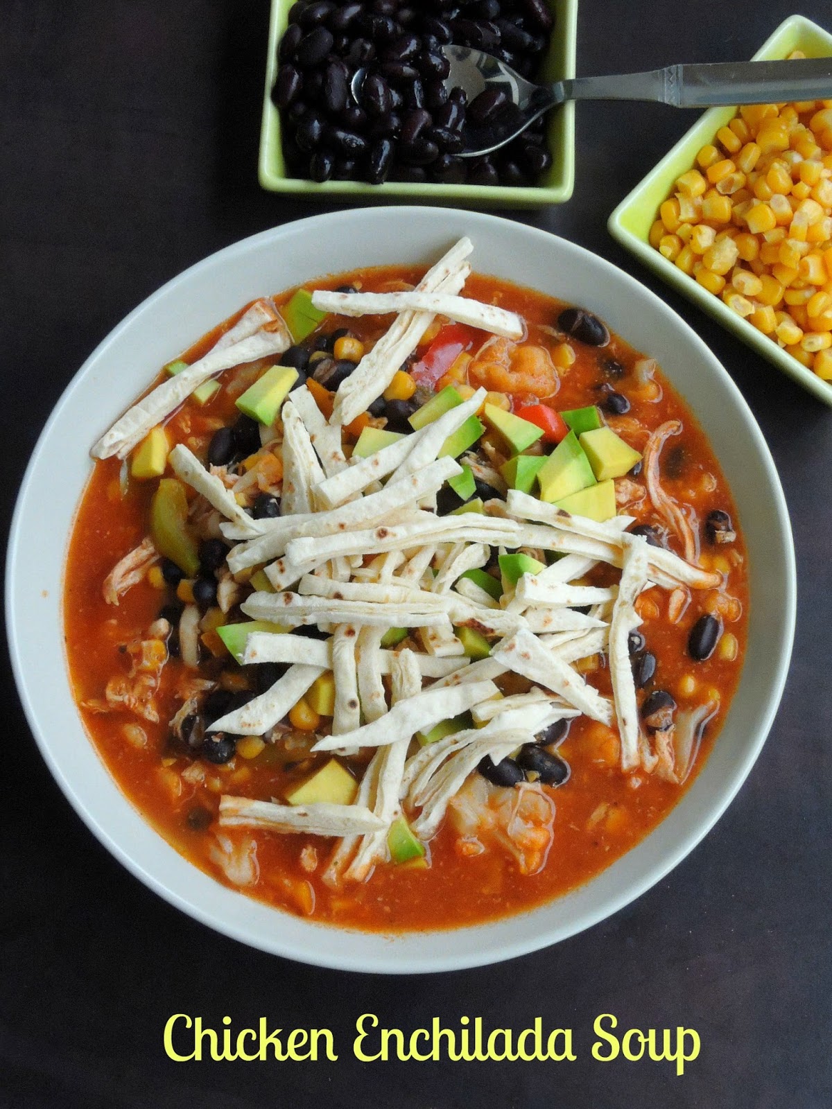Priya's Versatile Recipes Vegetable & Chicken Enchilada Soup