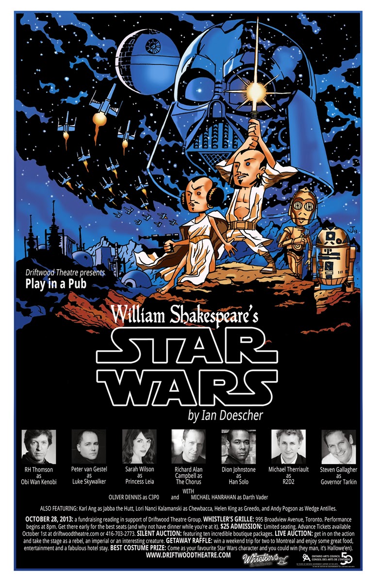 Star Wars Meets Shakespeare in Support of Driftwood Theatre Toronto