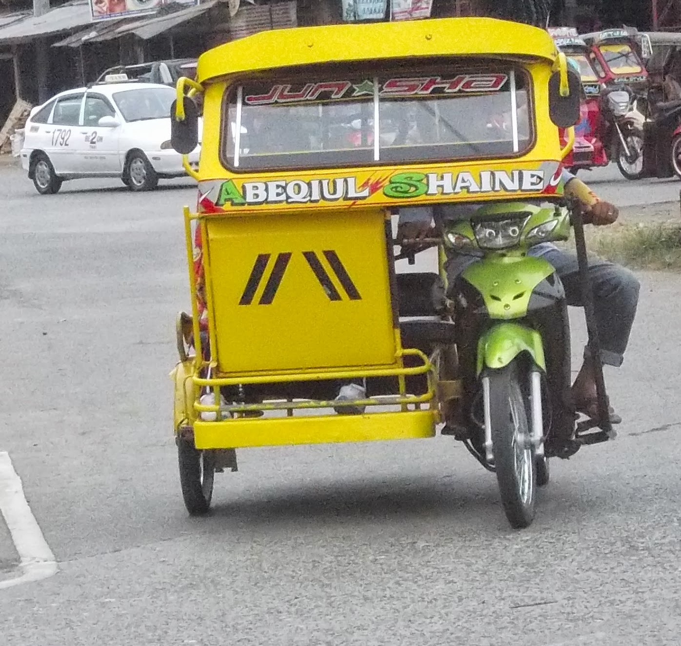 Mindanao Snapshots Davao City Toril tricycles