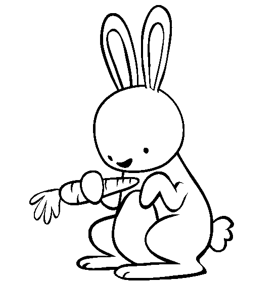 rabbit go home coloring pages - photo #20