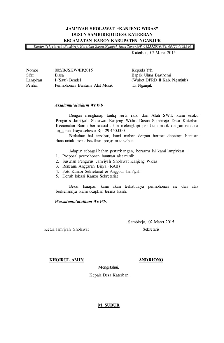 contoh proposal pengadaan barang wood scribd indo