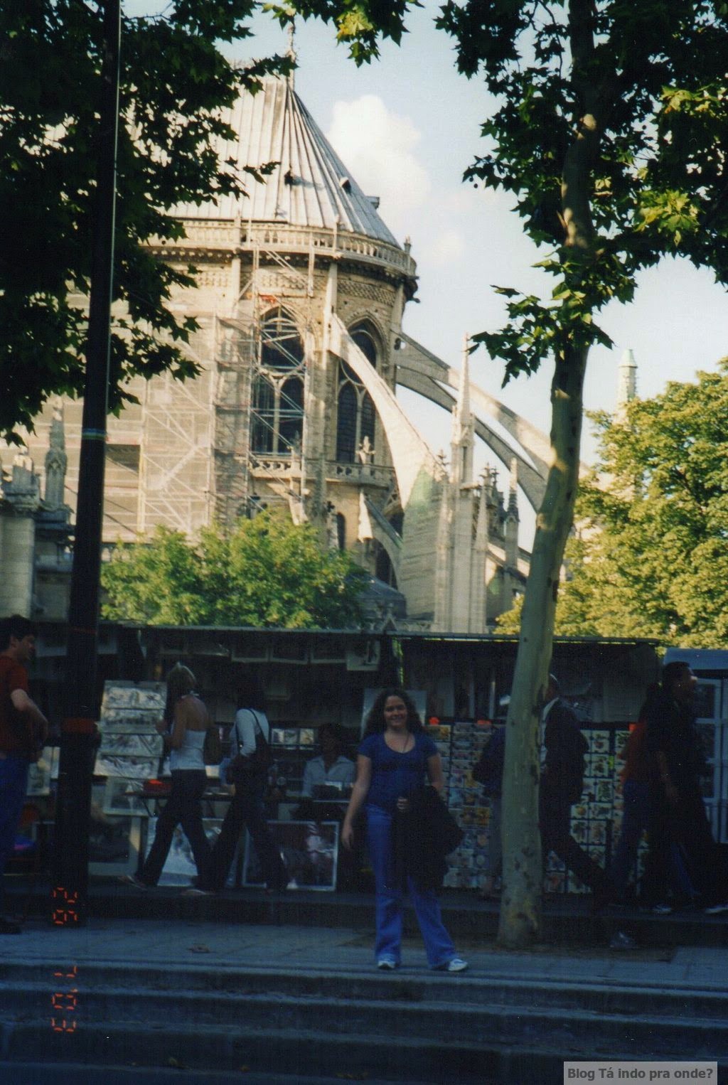 passeando por Paris - Rive Gauche - visão da Notre Dame