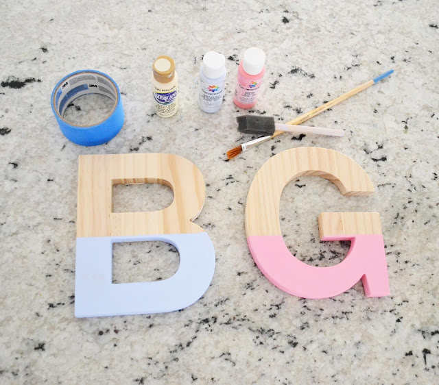 Pure Joy Home DIY Gold Foil Letter Art