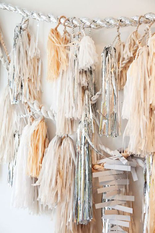 The Pink Chalkboard Fringe Garland