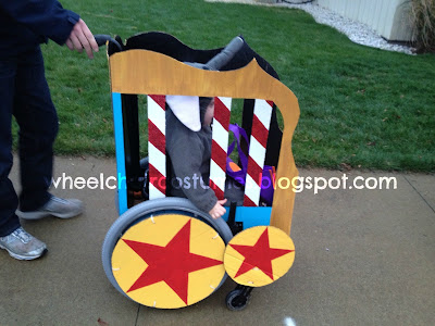 Wheelchair Costumes: Circus Train Wheelchair Costume