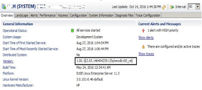 HANA SP12 Upgrade