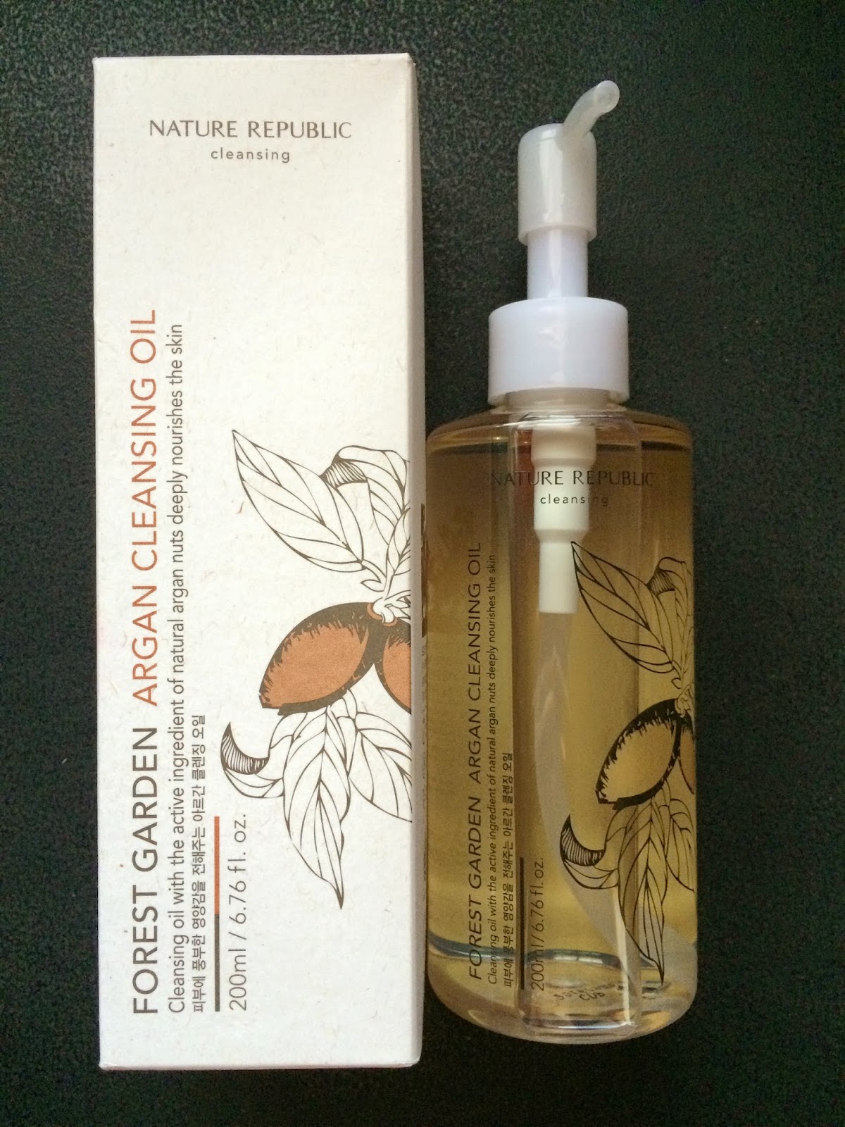 Review and how to use Nature Republic Forest Garden Argan Cleansing Oil