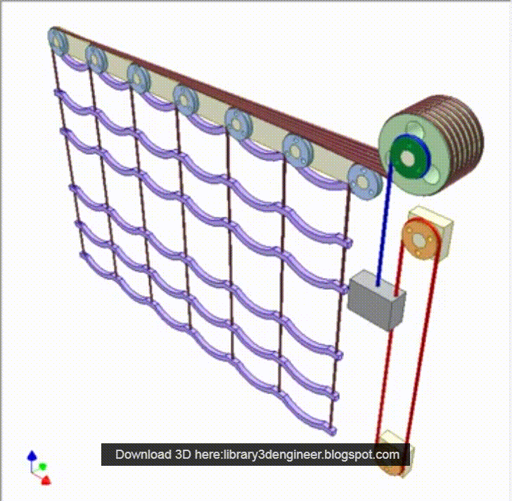 5009. Cable mechanism for controlling stage curtains Download free