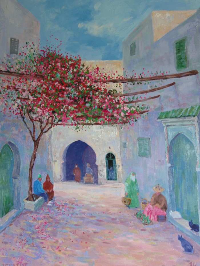 Марокканский художник. Abdellatif Zeraidi