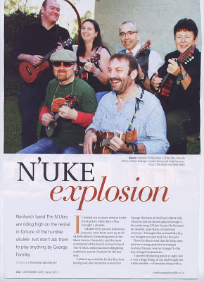 N'Ukes in Cheshire Life page 1