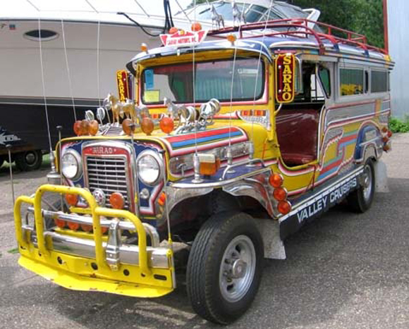 Jeepney Bus from the Philippines - Art Car Central
