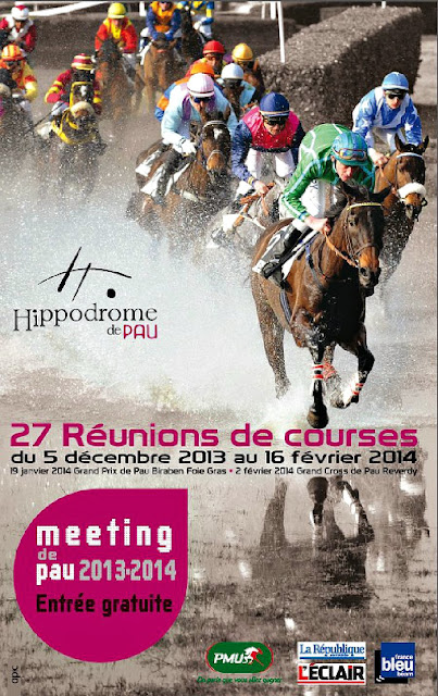 le traditionnel Meeting hiver l'hippodrome de Pau