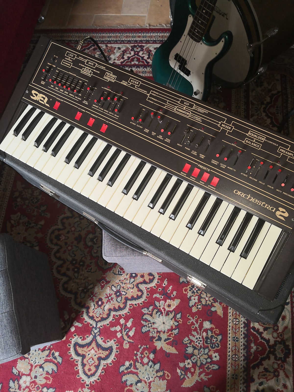 MATRIXSYNTH SIEL Orchestra 2 Vintage Analog Synth/String Machine 1983 DEMO