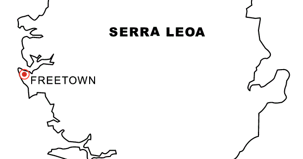 blog de geografia mapa de serra leoa para imprimir e colorir