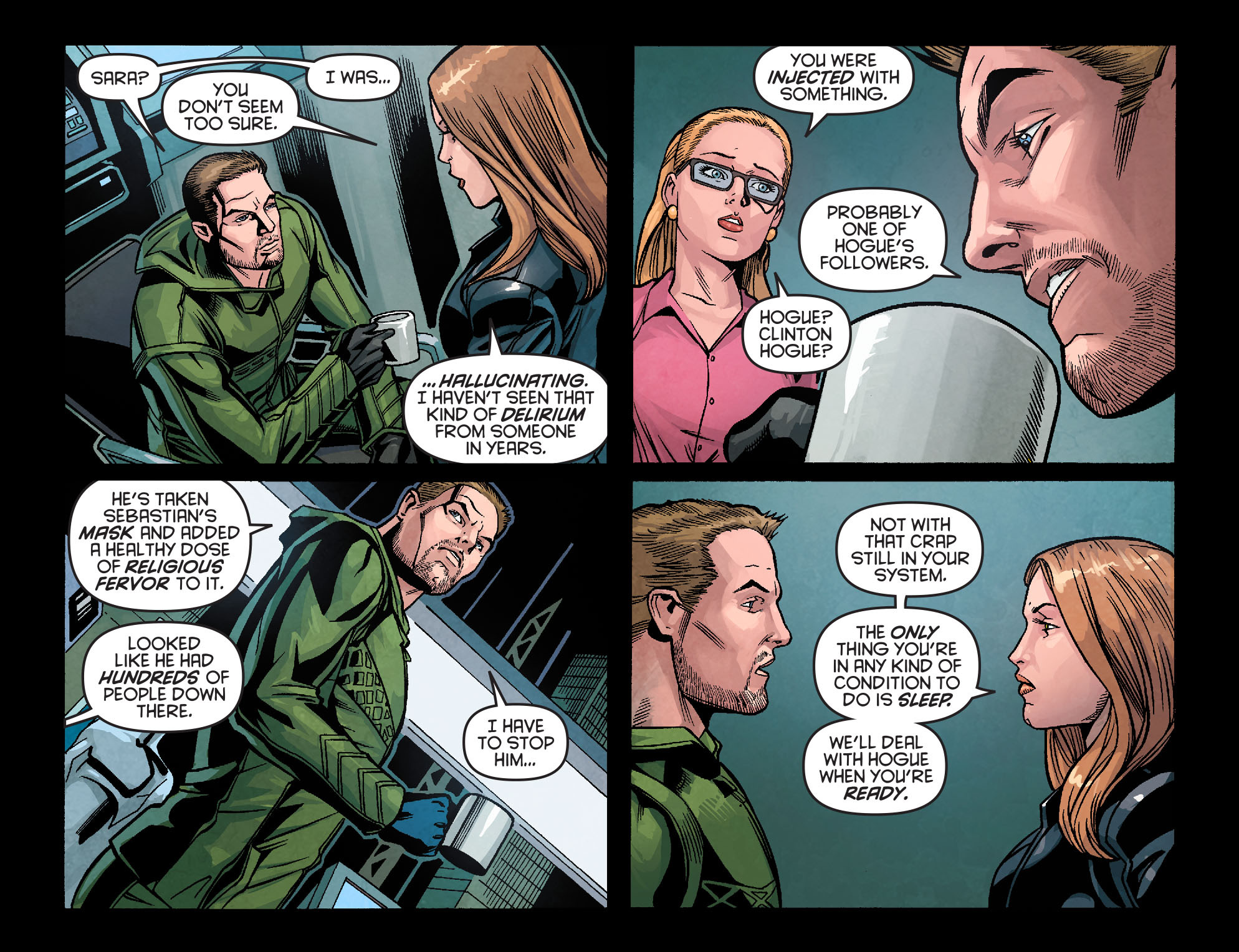 Read online Arrow: Season 2.5 [I] comic -  Issue #8 - 14