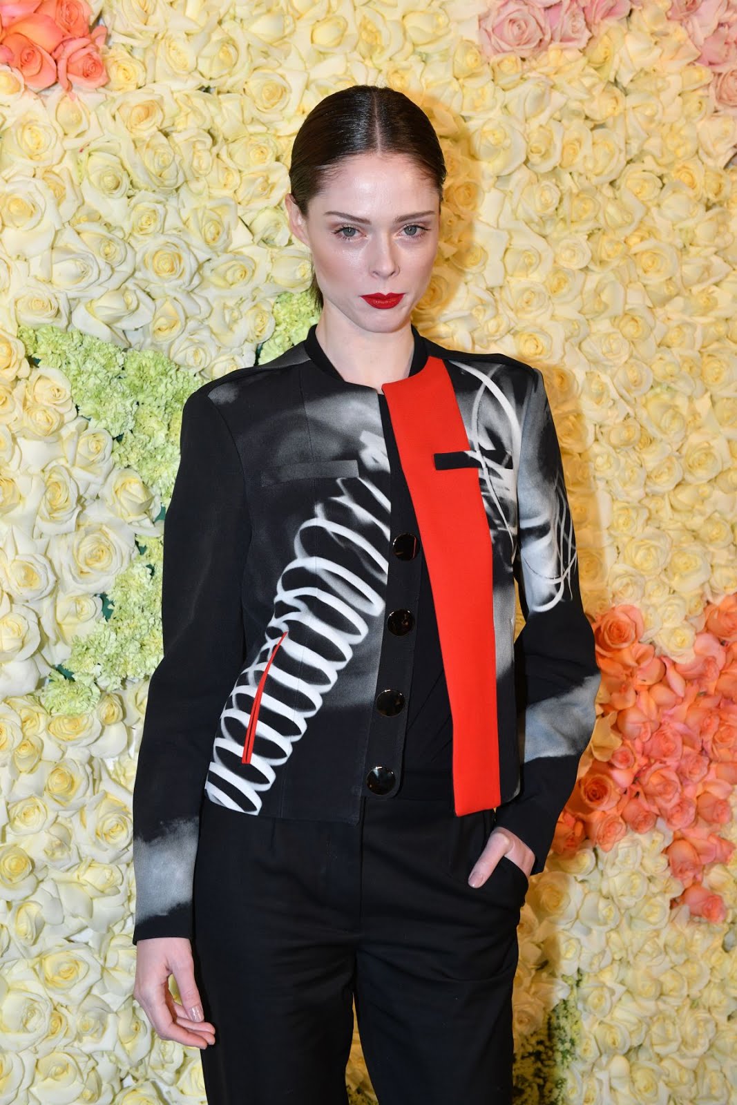 coco rocha schiaparelli haute couture spring summer 2019 show during coco rocha schiaparelli haute couture spring summer 2019 show during
