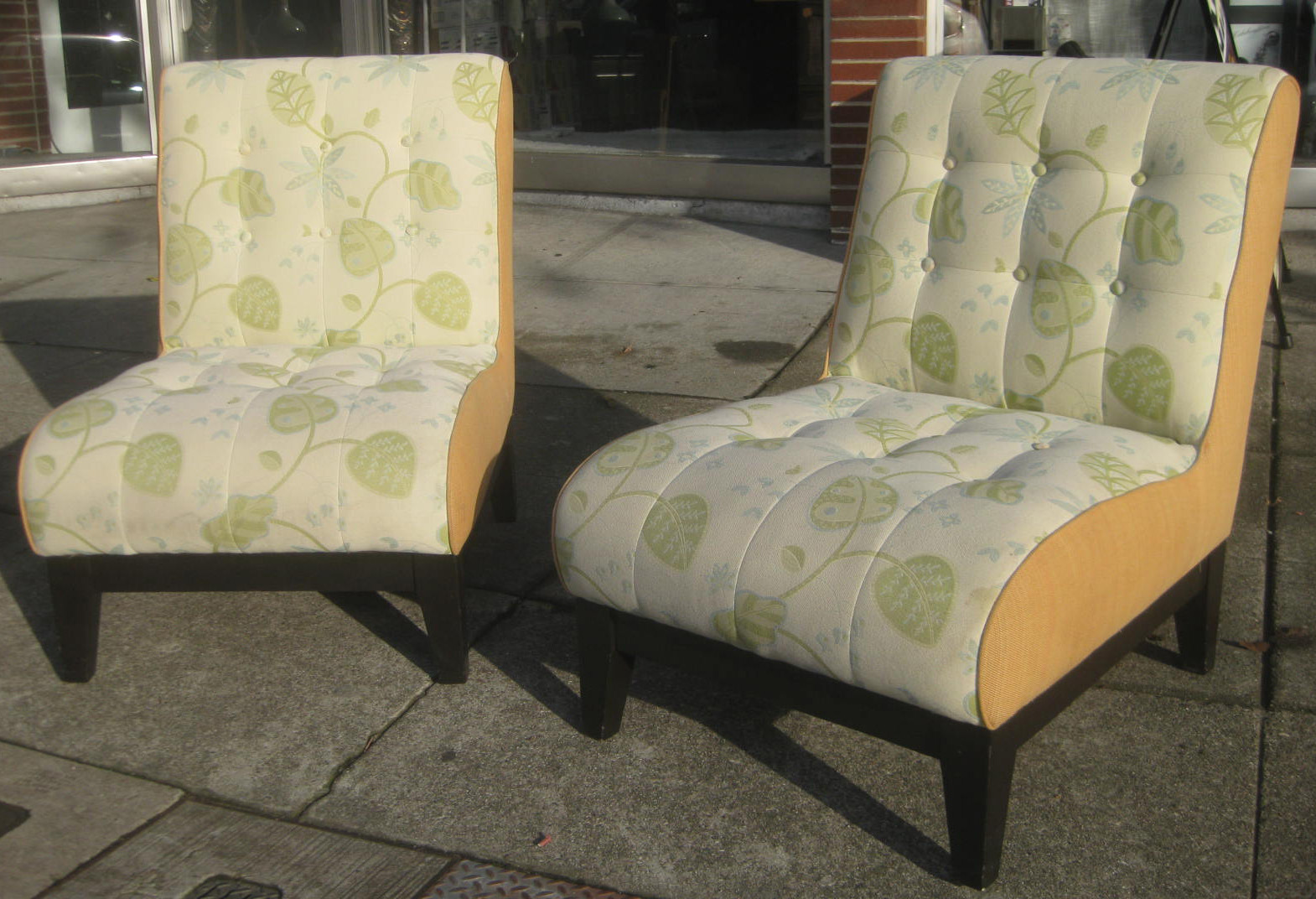 UHURU FURNITURE & COLLECTIBLES: SOLD - Slipper Chairs - $40 each