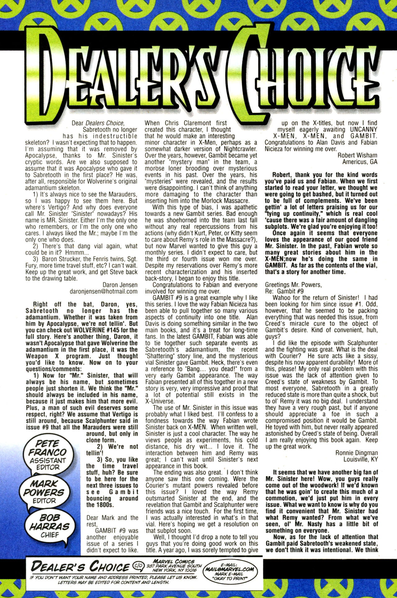 Read online Gambit (1999) comic -  Issue #11 - 21