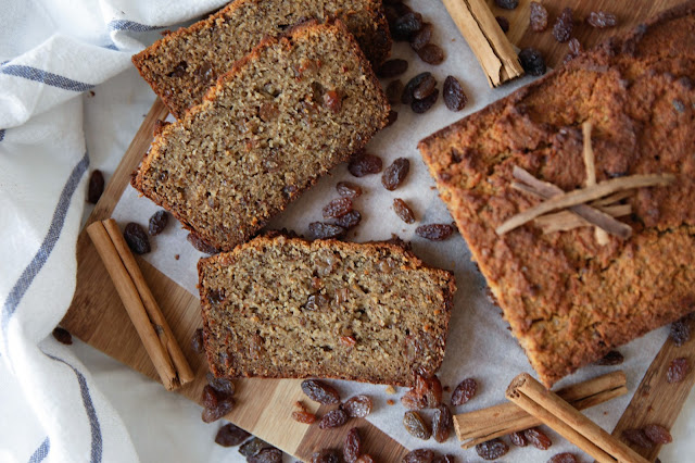 Raisin Bread (Dairy Free, Nut Free and Grain Free)