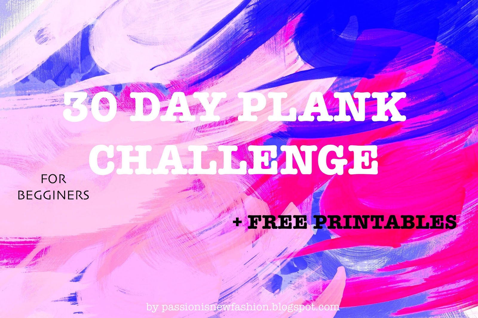 30 DAY PLANK CHALLENGE PRINTABLE FREE visual data 4