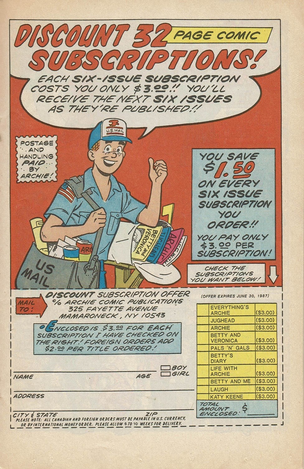 Read online Jughead (1965) comic -  Issue #352 - 19
