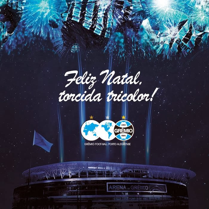 Nós desejamos um Feliz Natal para toda a família gremista!