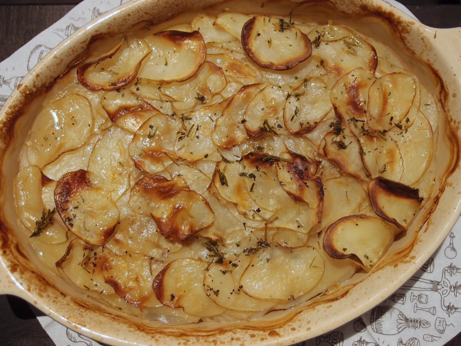 The VegHog Layered potato and onion bake
