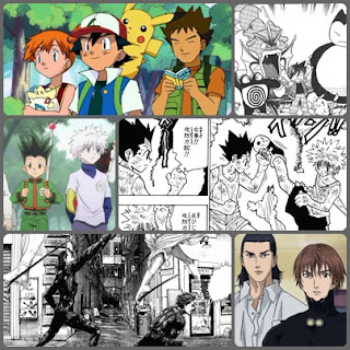 Anime vs Manga. Comparación entre los mangas y animes de Pokemon, Hunter x Hunter y Gantz